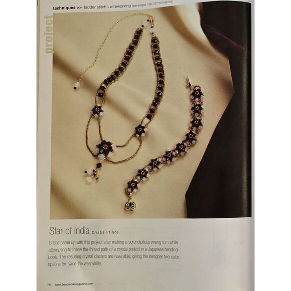 Beadwork Magazine December 2006 January 2007 Embellish A Button Bracelet - Picture 13 of 15